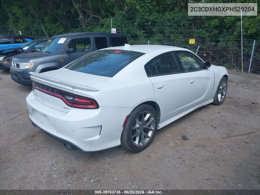 2023 Dodge Charger Gt VIN: 2C3CDXHGXPH529204 Lot: 39703735