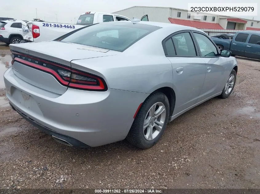 2023 Dodge Charger Sxt VIN: 2C3CDXBGXPH529079 Lot: 39911262