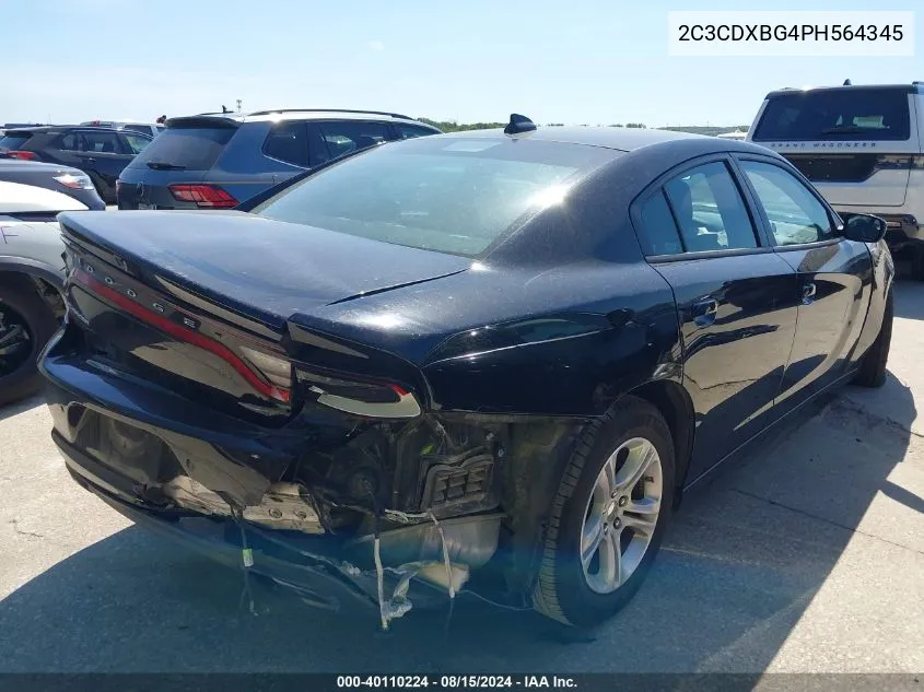 2C3CDXBG4PH564345 2023 Dodge Charger Sxt