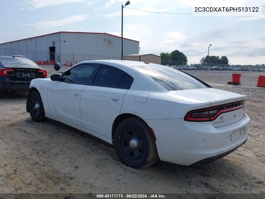 2023 Dodge Charger Police Rwd VIN: 2C3CDXAT6PH513122 Lot: 40171773