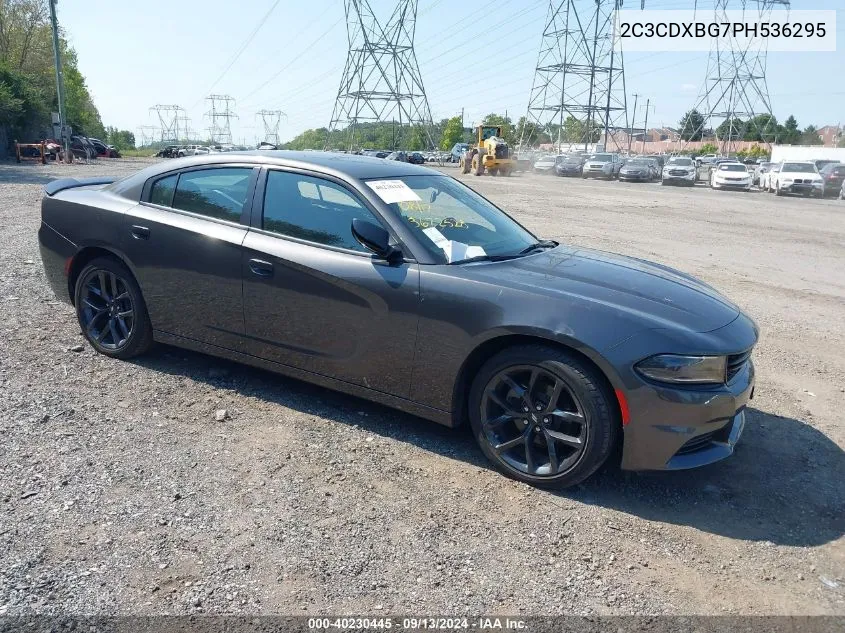 2023 Dodge Charger Sxt VIN: 2C3CDXBG7PH536295 Lot: 40230445