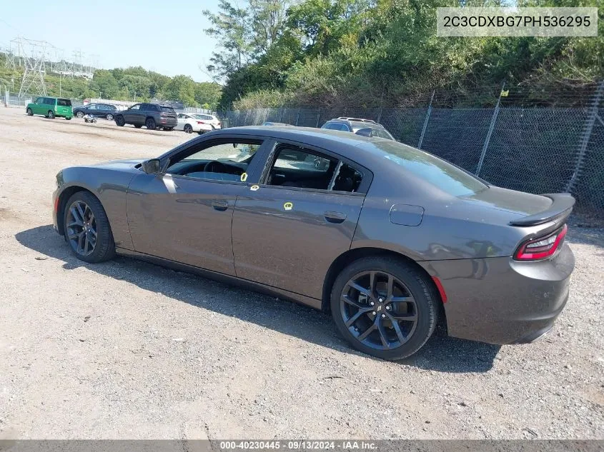 2023 Dodge Charger Sxt VIN: 2C3CDXBG7PH536295 Lot: 40230445