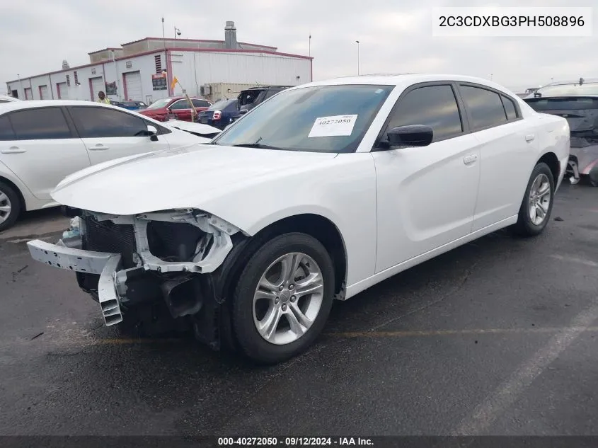 2023 Dodge Charger Sxt VIN: 2C3CDXBG3PH508896 Lot: 40272050