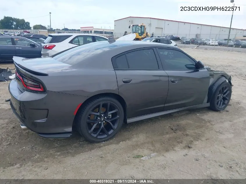 2023 Dodge Charger Gt VIN: 2C3CDXHG9PH622571 Lot: 40319321