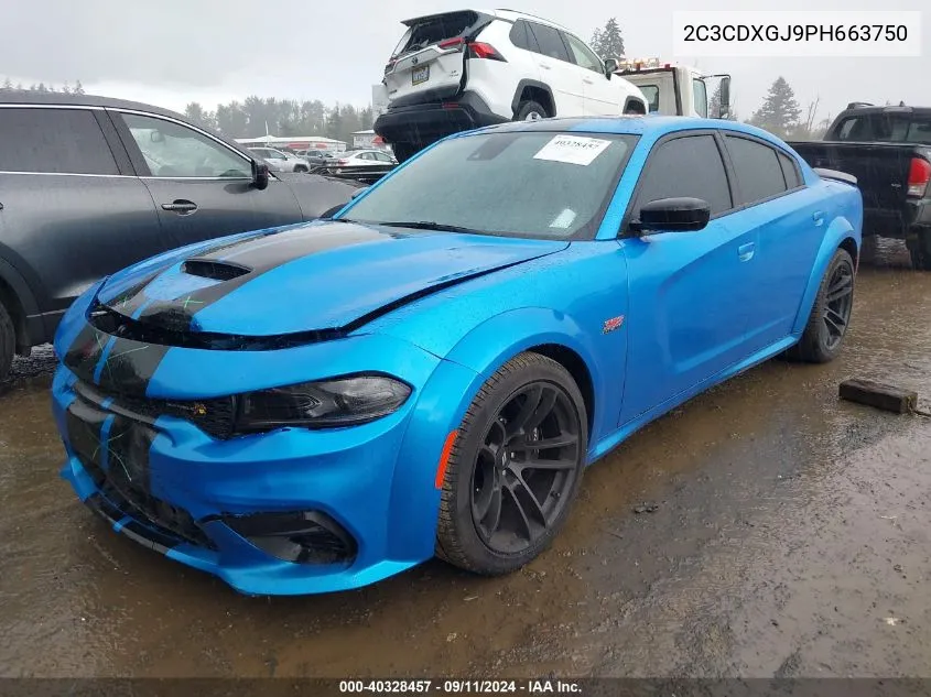 2023 Dodge Charger Scat Pack Widebody VIN: 2C3CDXGJ9PH663750 Lot: 40328457