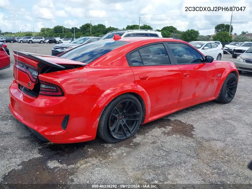 2023 Dodge Charger Scat Pack VIN: 2C3CDXGJ2PH687047 Lot: 40336292