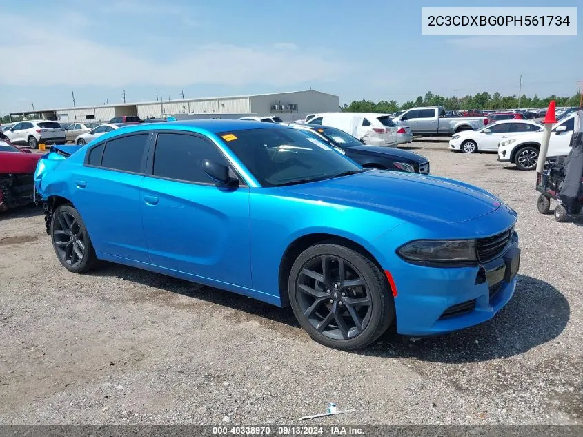 2023 Dodge Charger Sxt VIN: 2C3CDXBG0PH561734 Lot: 40338970