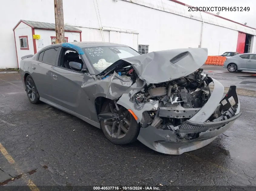 2023 Dodge Charger R/T VIN: 2C3CDXCT0PH651249 Lot: 40537716