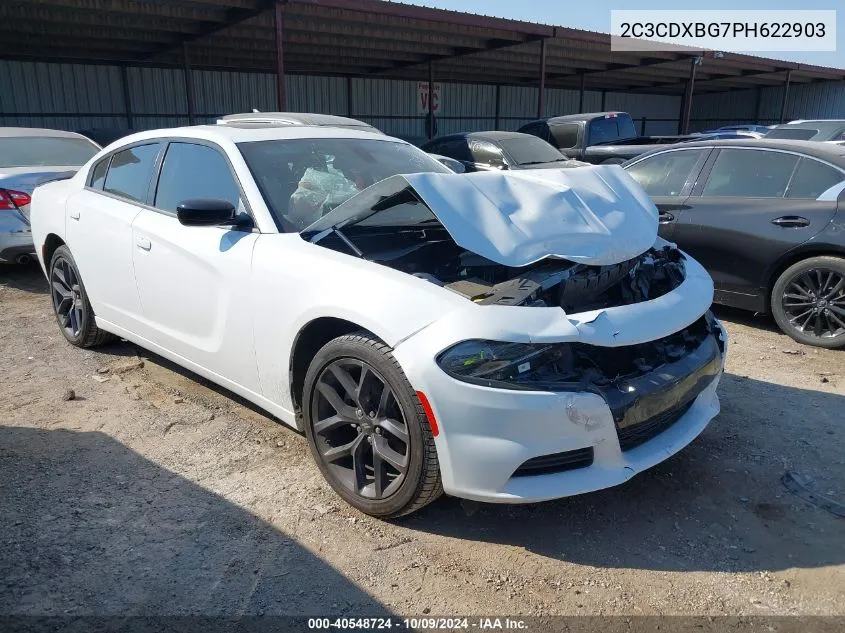 2023 Dodge Charger Sxt VIN: 2C3CDXBG7PH622903 Lot: 40548724