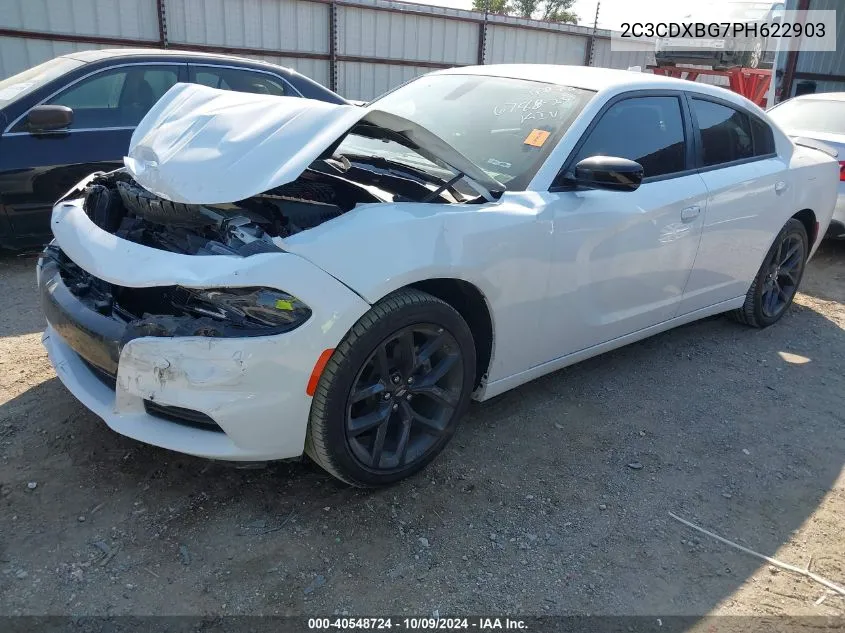 2023 Dodge Charger Sxt VIN: 2C3CDXBG7PH622903 Lot: 40548724