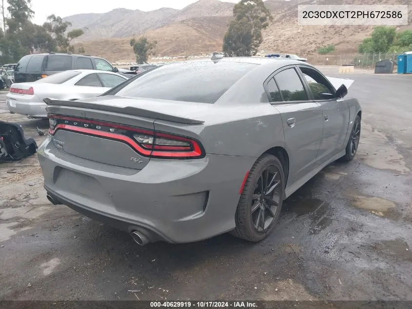 2023 Dodge Charger R/T VIN: 2C3CDXCT2PH672586 Lot: 40629919