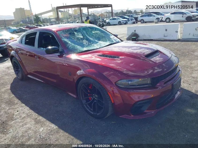 2023 Dodge Charger Srt Hellcat Widebody VIN: 2C3CDXL91PH520514 Lot: 40658924