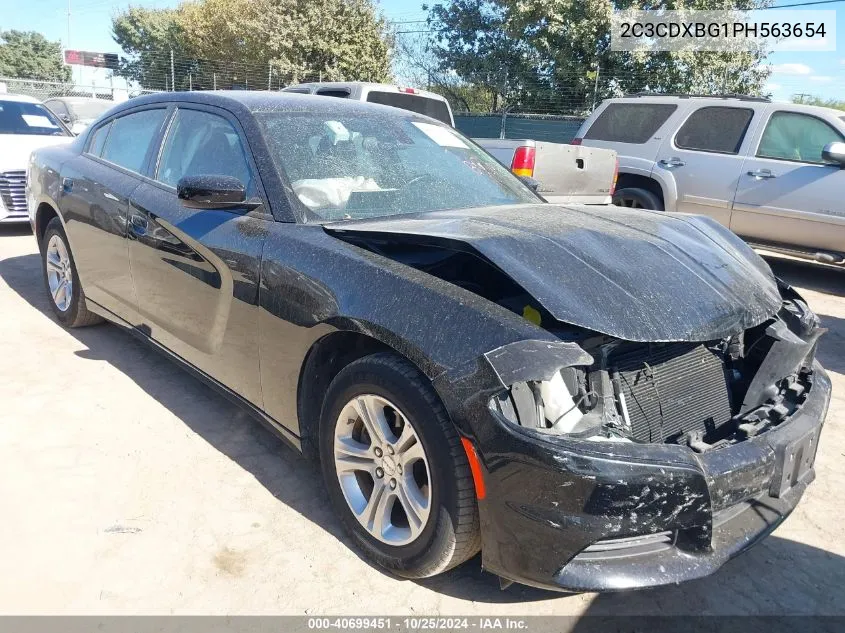 2023 Dodge Charger Sxt VIN: 2C3CDXBG1PH563654 Lot: 40699451