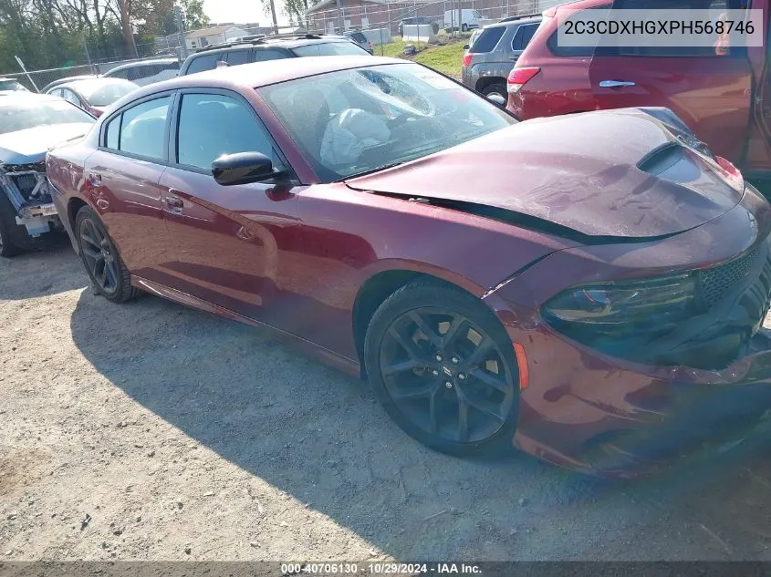 2023 Dodge Charger Gt VIN: 2C3CDXHGXPH568746 Lot: 40706130