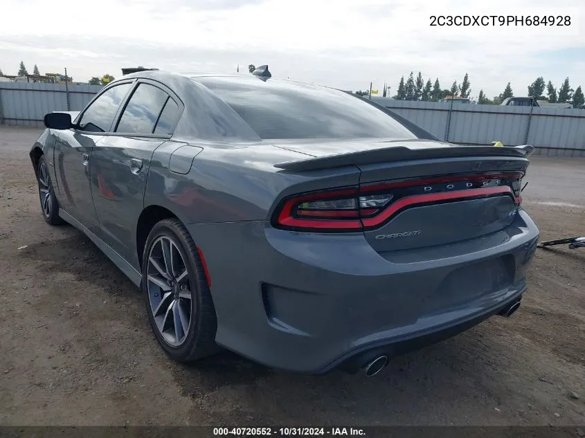 2023 Dodge Charger R/T VIN: 2C3CDXCT9PH684928 Lot: 40720552