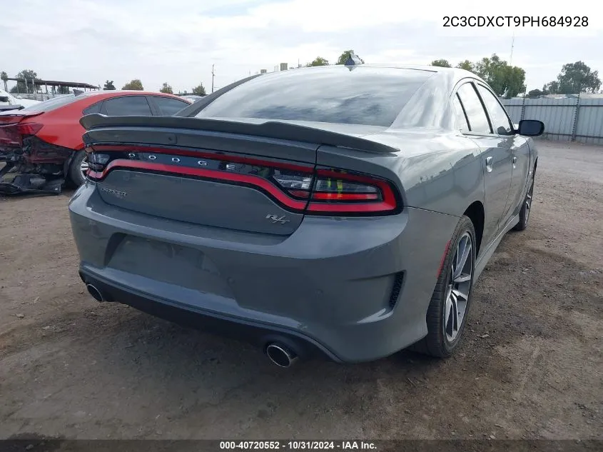 2023 Dodge Charger R/T VIN: 2C3CDXCT9PH684928 Lot: 40720552