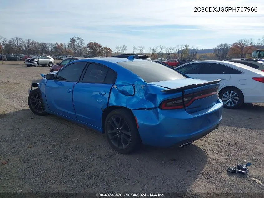 2023 Dodge Charger Sxt Awd VIN: 2C3CDXJG5PH707966 Lot: 40733876