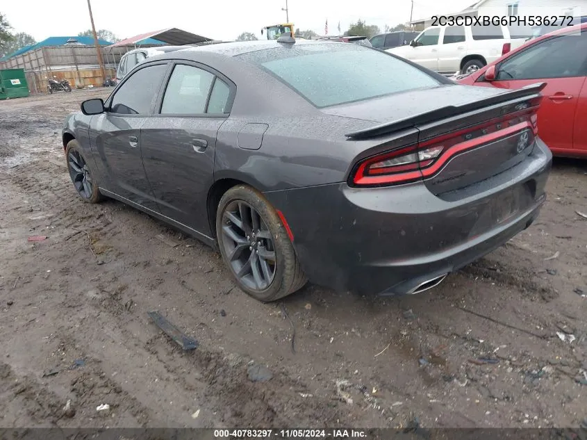 2C3CDXBG6PH536272 2023 Dodge Charger Sxt