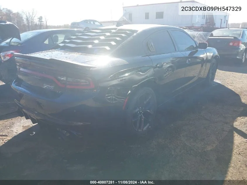 2023 Dodge Charger Sxt VIN: 2C3CDXBG9PH547329 Lot: 40807281