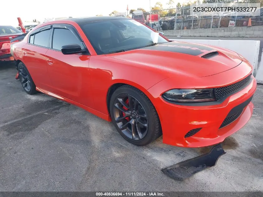 2023 Dodge Charger R/T VIN: 2C3CDXCT7PH533277 Lot: 40836694