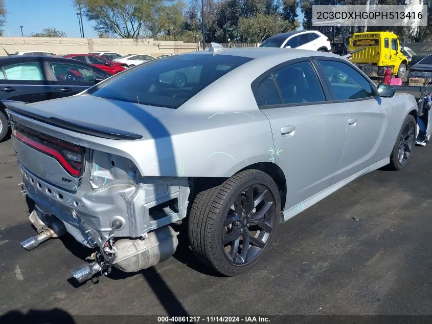 2023 Dodge Charger Gt VIN: 2C3CDXHG0PH513416 Lot: 40861217