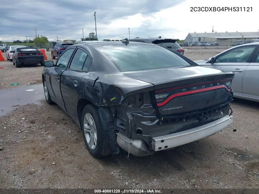 2C3CDXBG4PH531121 2023 Dodge Charger Sxt