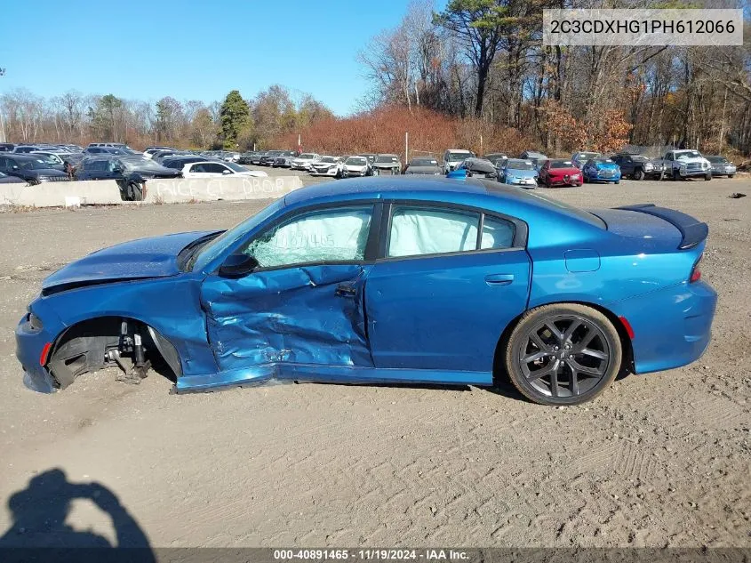 2023 Dodge Charger Gt VIN: 2C3CDXHG1PH612066 Lot: 40891465