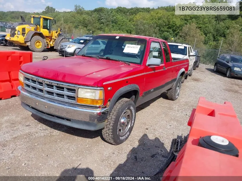 1994 Dodge Dakota VIN: 1B7GG23Y8RS659081 Lot: 40143221