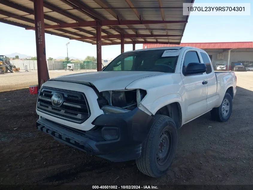 1994 Dodge Dakota VIN: 1B7GL23Y9RS704301 Lot: 40501002