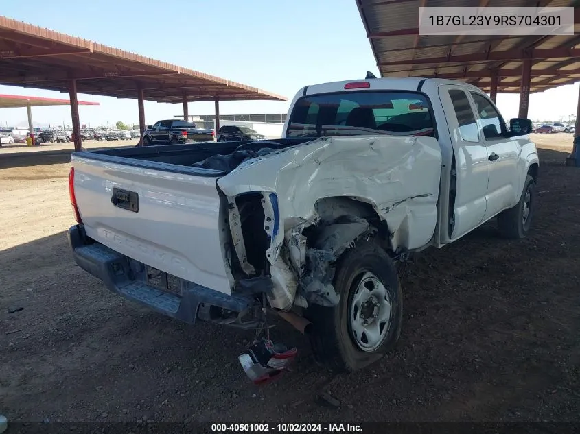 1994 Dodge Dakota VIN: 1B7GL23Y9RS704301 Lot: 40501002