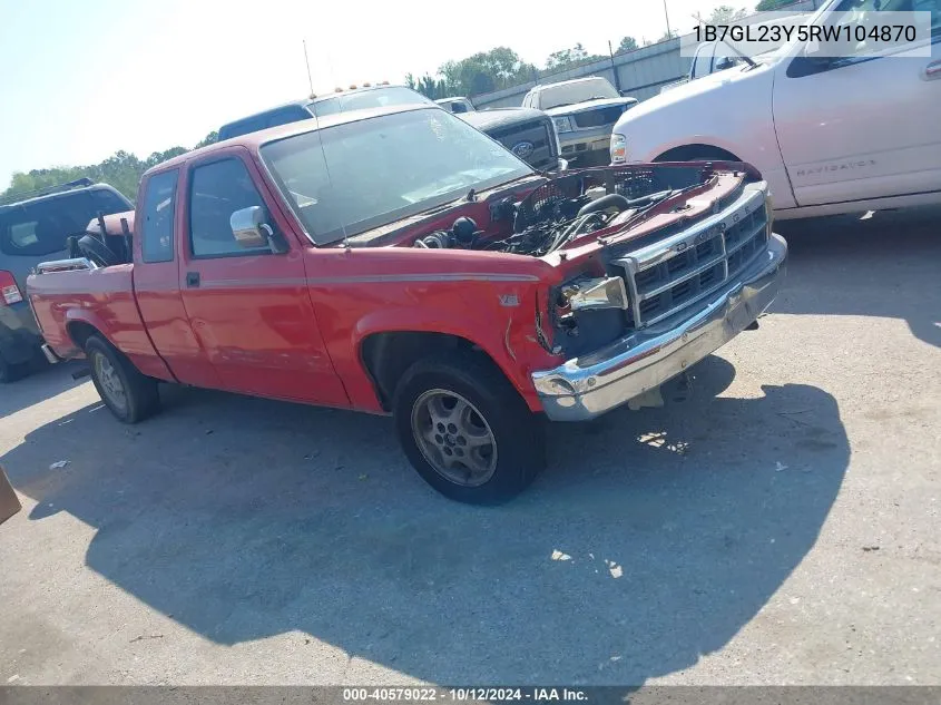 1994 Dodge Dakota VIN: 1B7GL23Y5RW104870 Lot: 40579022