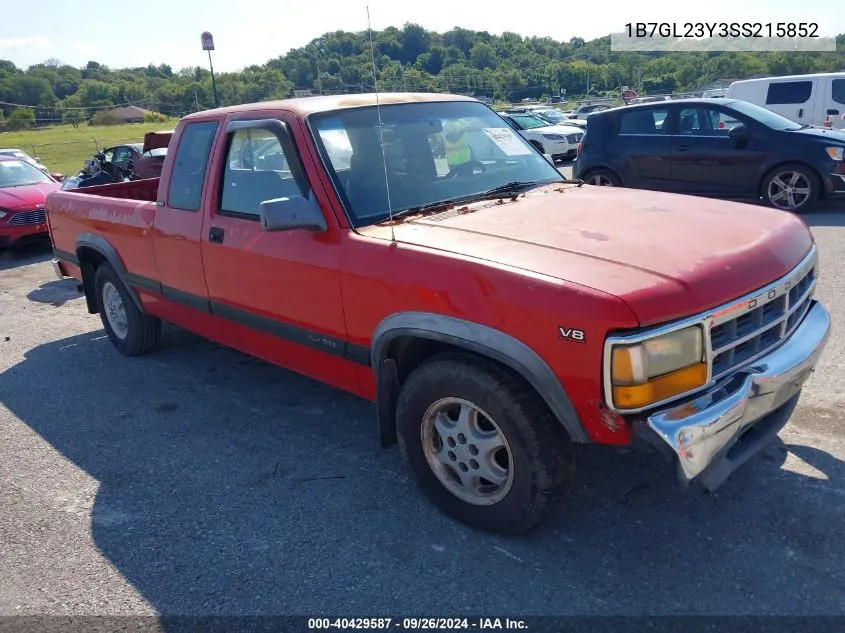 1995 Dodge Dakota VIN: 1B7GL23Y3SS215852 Lot: 40429587