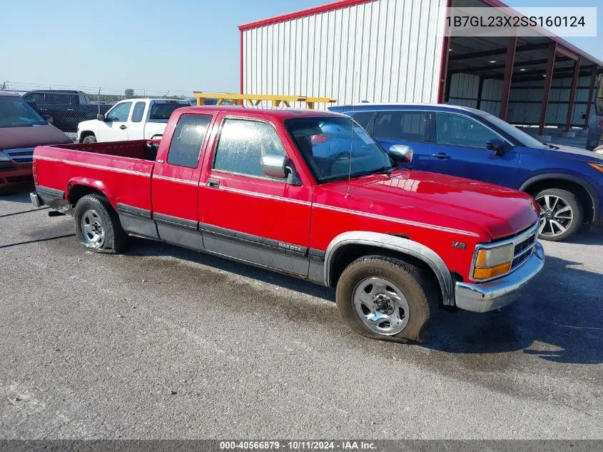 1995 Dodge Dakota VIN: 1B7GL23X2SS160124 Lot: 40566879