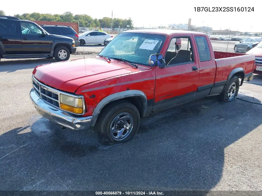 1995 Dodge Dakota VIN: 1B7GL23X2SS160124 Lot: 40566879