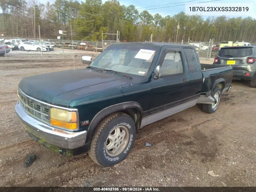 1995 Dodge Dakota VIN: 1B7GL23XXSS332819 Lot: 40612186