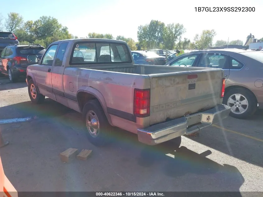 1995 Dodge Dakota VIN: 1B7GL23X9SS292300 Lot: 40622346