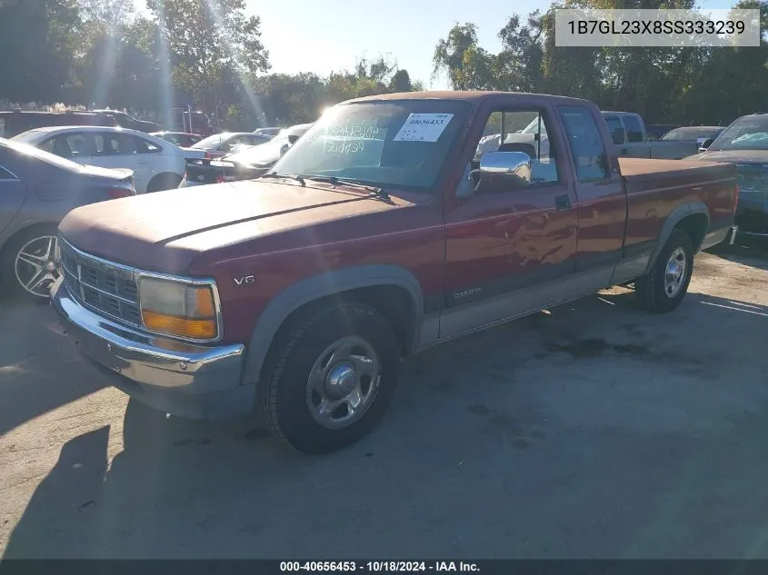 1995 Dodge Dakota VIN: 1B7GL23X8SS333239 Lot: 40656453