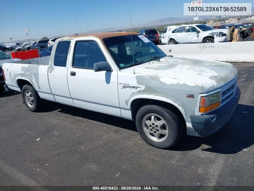 1996 Dodge Dakota VIN: 1B7GL23X6TS652589 Lot: 40218423