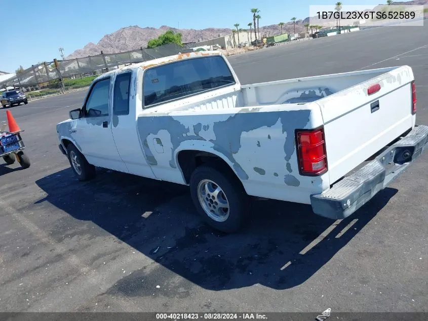 1996 Dodge Dakota VIN: 1B7GL23X6TS652589 Lot: 40218423