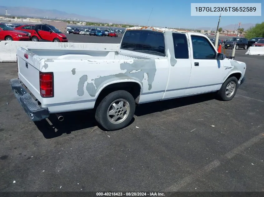 1996 Dodge Dakota VIN: 1B7GL23X6TS652589 Lot: 40218423