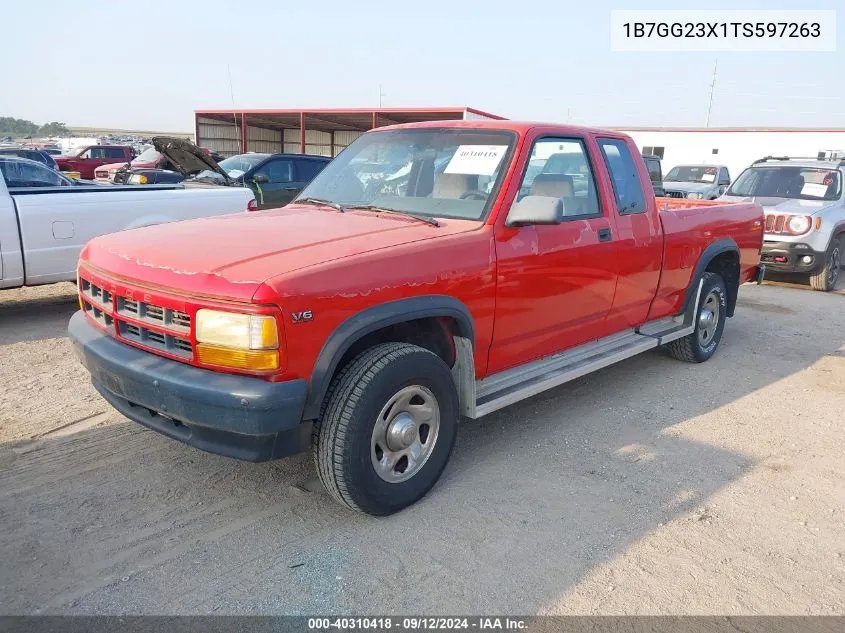 1996 Dodge Dakota VIN: 1B7GG23X1TS597263 Lot: 40310418