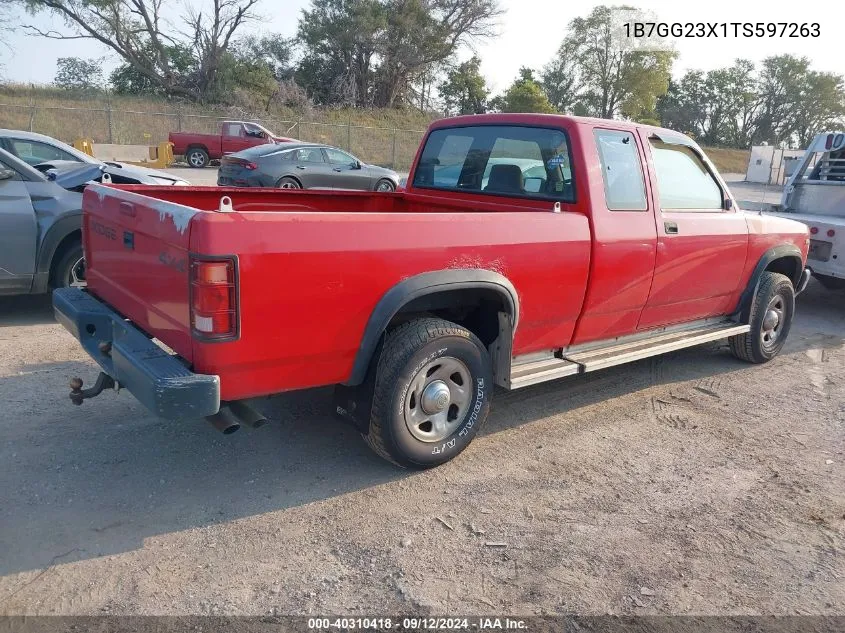 1996 Dodge Dakota VIN: 1B7GG23X1TS597263 Lot: 40310418