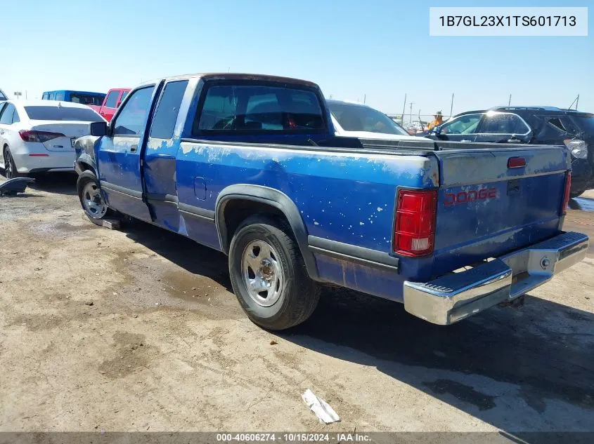 1996 Dodge Dakota VIN: 1B7GL23X1TS601713 Lot: 40606274