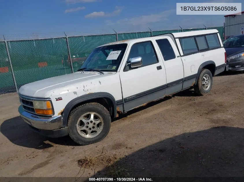 1996 Dodge Dakota VIN: 1B7GL23X9TS605086 Lot: 40707398