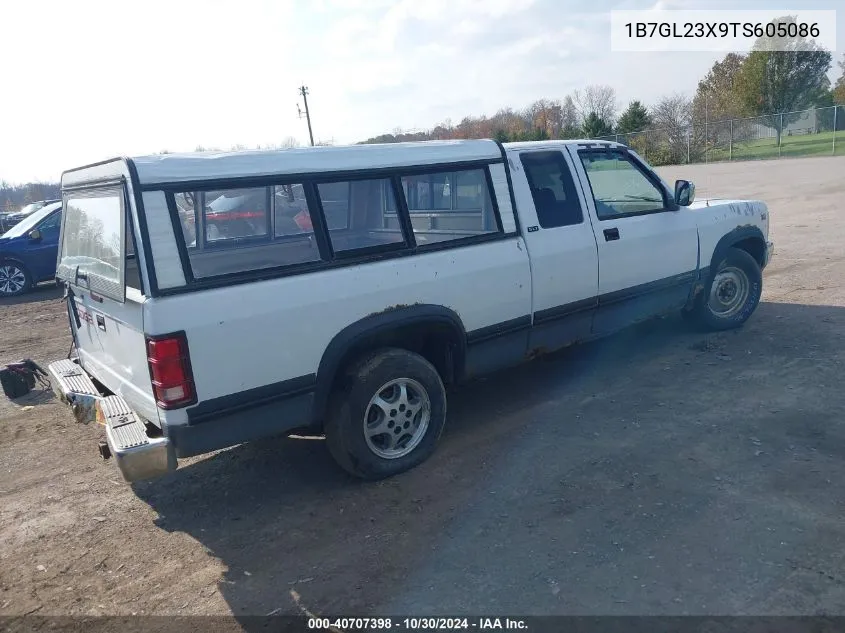 1996 Dodge Dakota VIN: 1B7GL23X9TS605086 Lot: 40707398