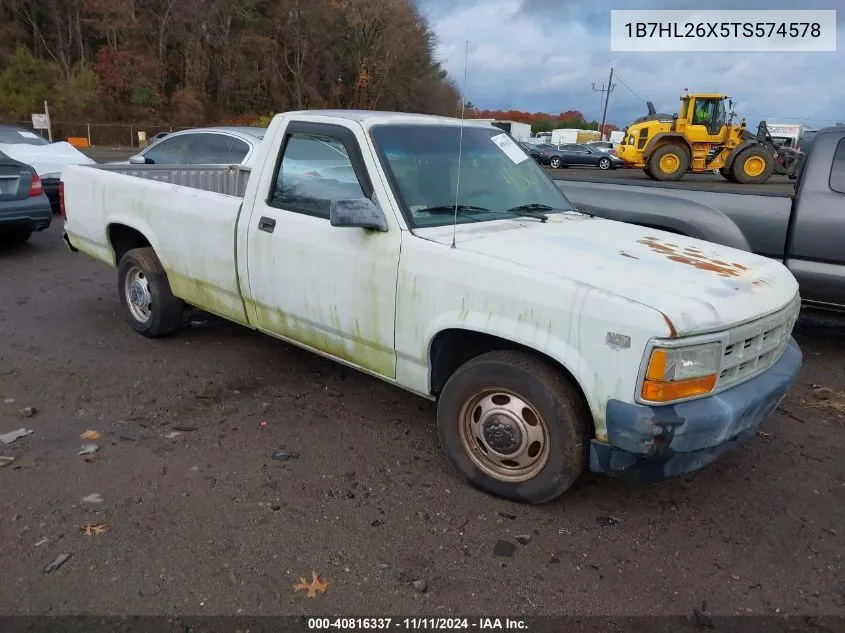 1996 Dodge Dakota VIN: 1B7HL26X5TS574578 Lot: 40816337