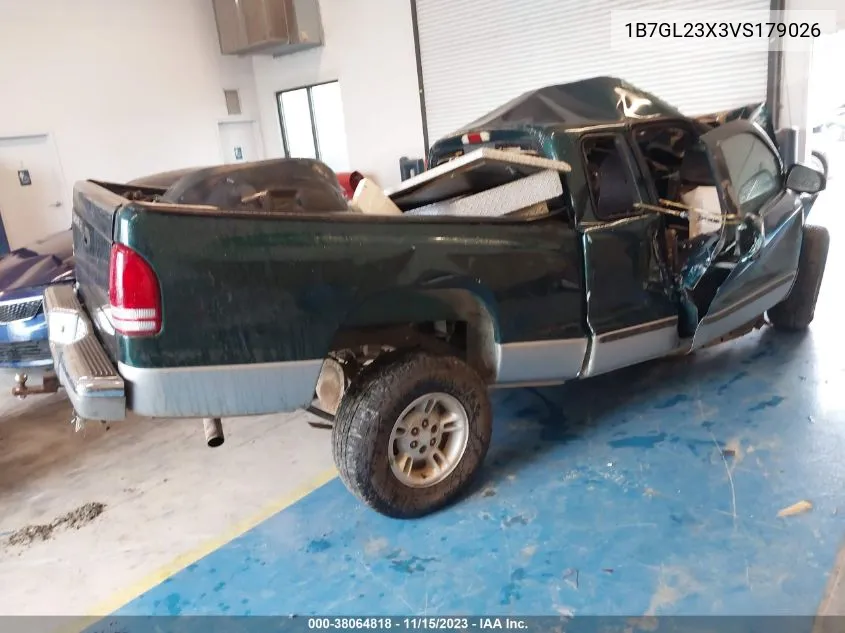 1997 Dodge Dakota Slt/Sport VIN: 1B7GL23X3VS179026 Lot: 40269308