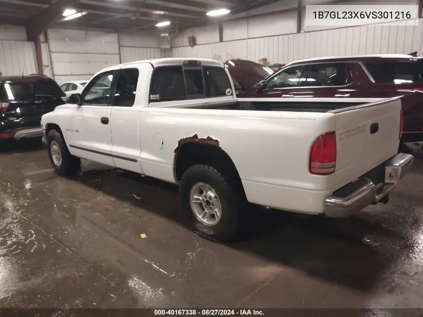 1997 Dodge Dakota Slt/Sport VIN: 1B7GL23X6VS301216 Lot: 40167338