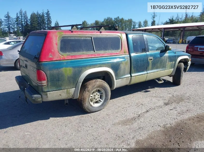 1997 Dodge Dakota Slt/Sport VIN: 1B7GG23X5VS282727 Lot: 40226319