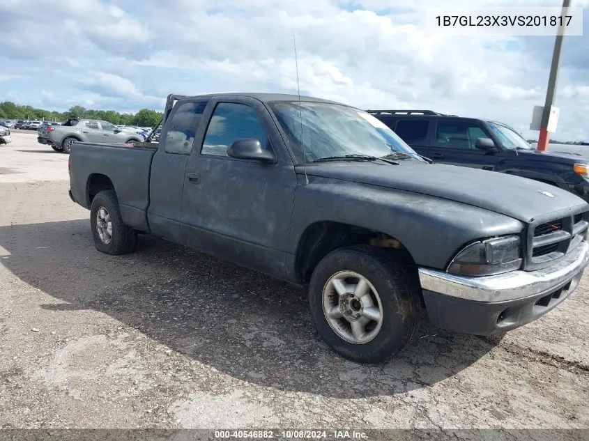 1997 Dodge Dakota Slt/Sport VIN: 1B7GL23X3VS201817 Lot: 40546882